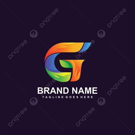Colorful Letter G Logo Design Innovation Hipster Shape Vector