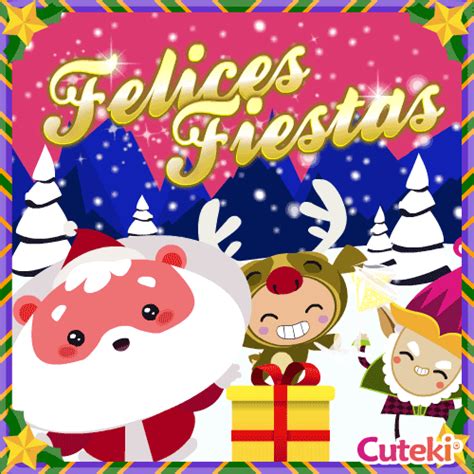 Gifs Felices Fiestas Para Facebook Cuteki Cute Kawaii