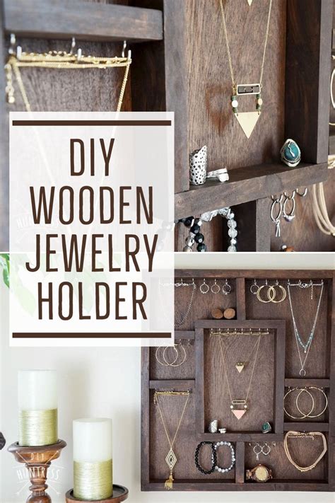 Make Your Own Boho Inspired Hanging Wooden Jewelry Holder This Is An
