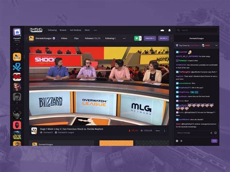 Twitch Redesign Redesign Twitch User Interface