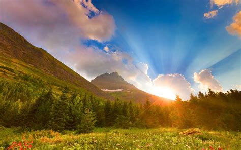 Sunrise Mountain Scenery Wallpapers Pictures Sunrise Mountain