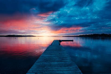 图片素材 景观 性质 海洋 地平线 码头 云 日出 日落 早上 支撑 湖 黎明 大气层 河 黄昏 晚间