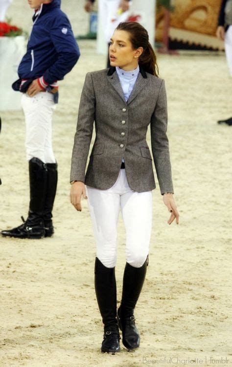 Charlotte Casiraghi Riding Outfit Equestrian Outfits Charlotte