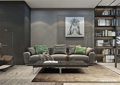 Luxurious Apartment Design Arranged By A Contemporary And Organic Style