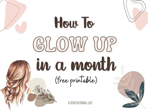 How To Glow Up With A 30 Day Glowing Up Challenge A Centsational Life