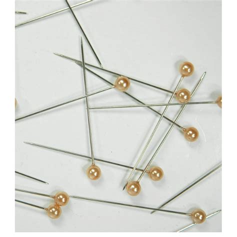 Pearl Corsage Pins Gold Pack Of 144 2in Long