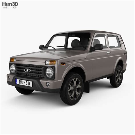 Vaz Lada Niva 4×4 21214 57 Urban 2019 3d модель Автомобили на Hum3d