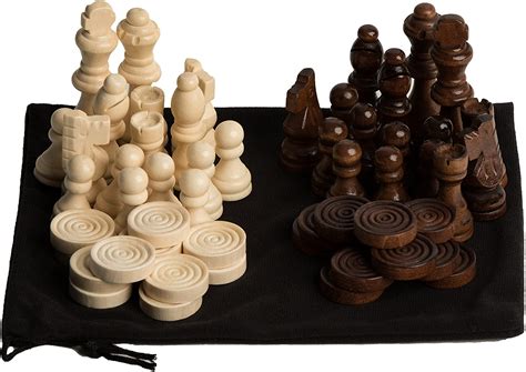 Top 10 Wooden Checkers Pieces Nature Wood Backgammon Pieces Home Preview