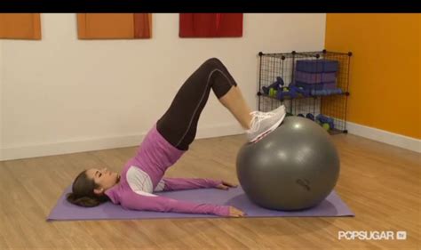 The Best Exercises To Do With A Stability Ball Popsugar Fitness Australia