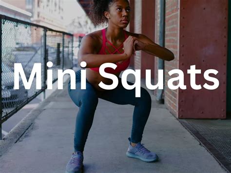 Elevate Your Fitness With Mini Squats