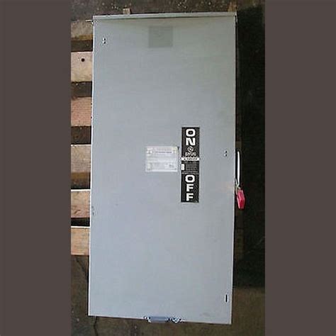 Used General Electric 600 Amp Fusible Disconnect For Sale