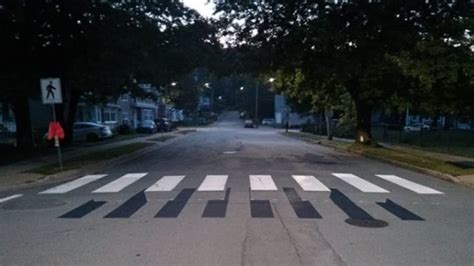 City Scowls At Artists 3d Crosswalk In Dartmouth Cbc News