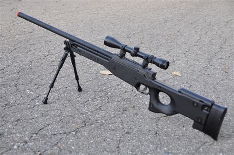 Well Tactical L96 Awp Airsoft Sniper Rifle W Scope Bi Pod