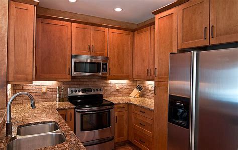 Most places that sell unfinished cabinets will only offer hardwood choices. Kitchen Remodel - Huntersville, NC #granite #cabinets #stainless | Birch kitchen cabinets ...