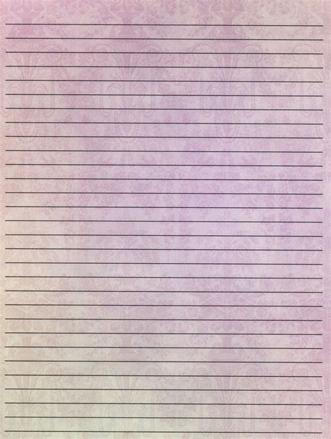 Aimee Valentine Lined Writing Paper