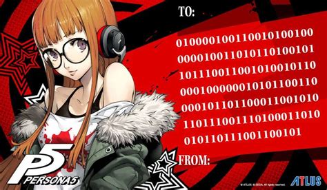 Atlus Usa Releases Persona 5 Themed Valentines Day Cards Persona Central