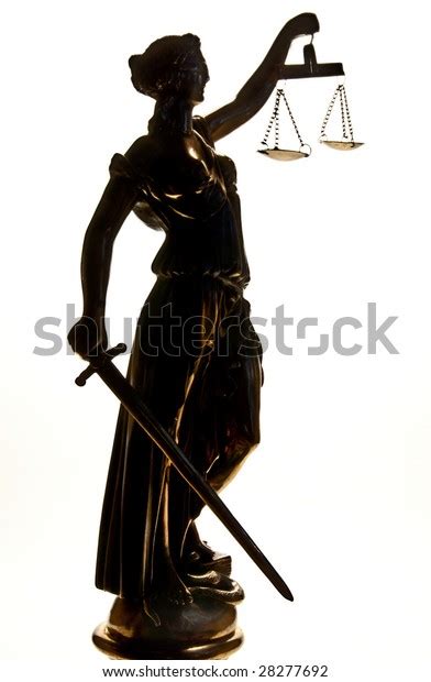 Statue Justice Silhouette Stock Photo 28277692 Shutterstock