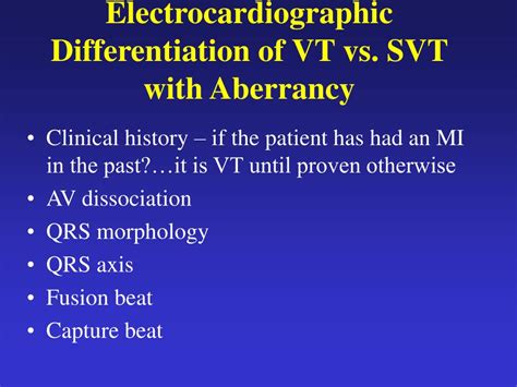 Supraventricular tachycardia (svt) with aberrancy. PPT - Supraventricular Tachycardia PowerPoint Presentation ...