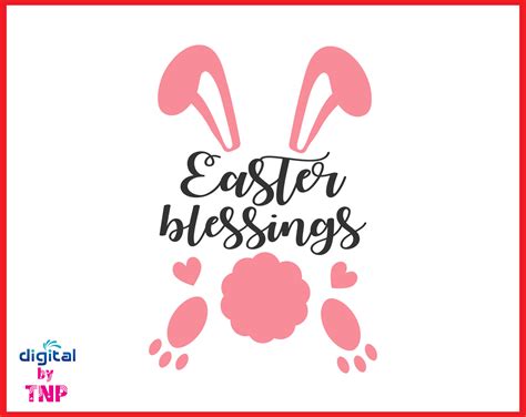 Easter Blessings svg, easter svg, cricut, silhouette, vector – Customer