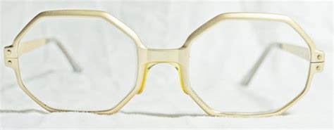 1960s Hexagon Glasses Frames By Grandfunkevintage On Etsy