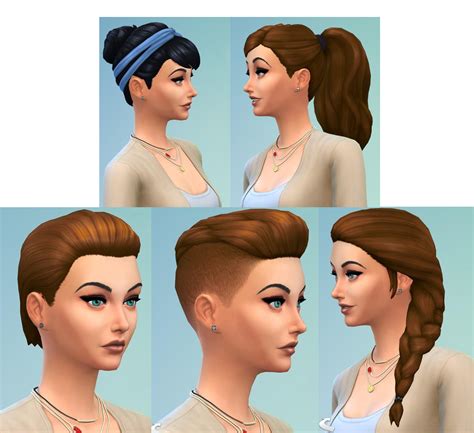 Les Sims 4 Détente Au Spa Coiffures Femmes Next Stage