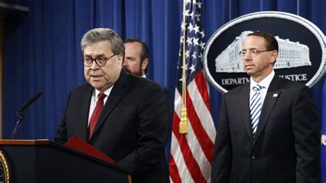 Attorney General Barr Summarizes Findings Of The Mueller Report