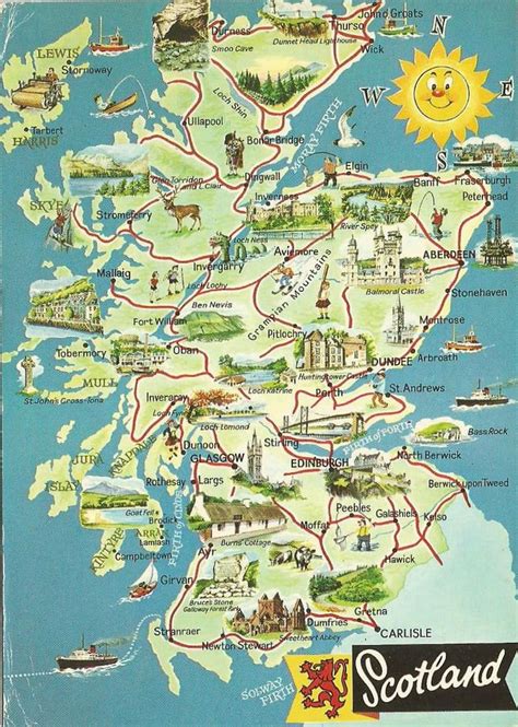 Scotland Map Scotland Road Trip Scotland Vacation Scotland History