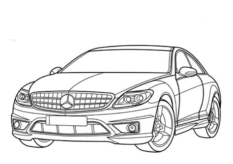 Druck sie dir aus und male die figuren bunt an! Ausmalbild: Mercedes-Benz CL | Ausmalbilder kostenlos zum ...