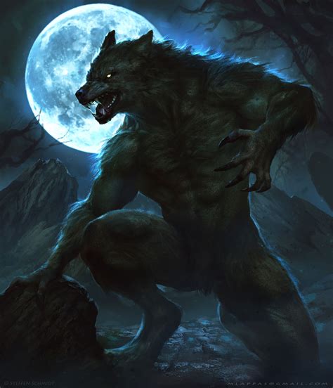 Artstation Worok Card Art Manthos Lappas Werewolf Art Werewolf