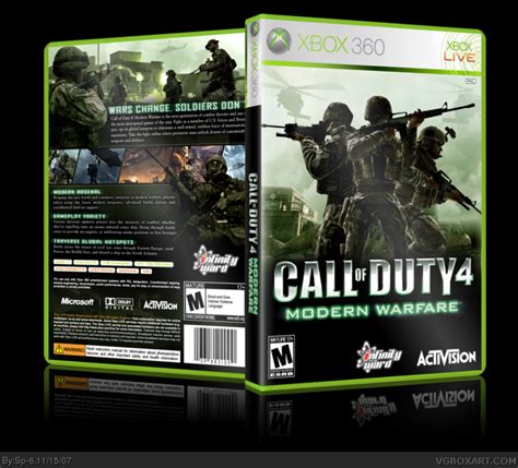 Call Of Duty 4 Modern Warfare Xbox 360 Box Art Cover By Sp 6