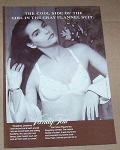 Print Ad Page Vanity Fair Bra Sexy Girl Lingerie Vintage