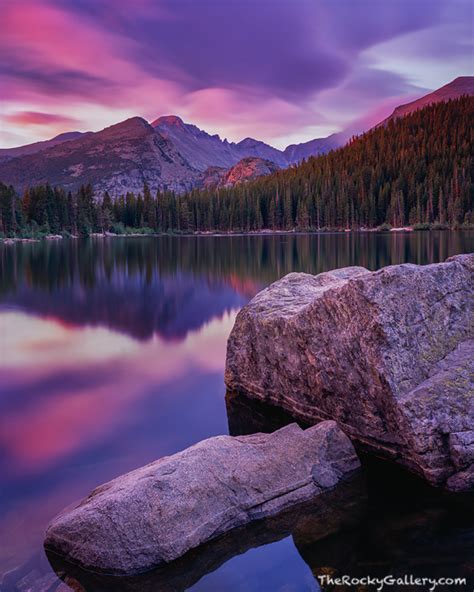 Bear Lake Sunrise Rocky Mountain National Park Colorado Thomas