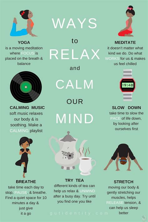 Ways To Relax And Calm Our Mind C Aud Digital Download Etsy