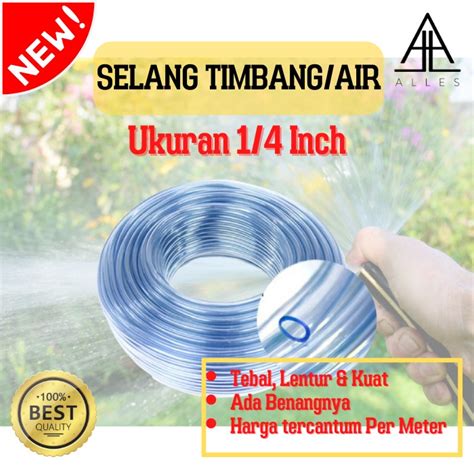 Jual Selang Timbang Incair Transparan Selang Waterpass Tukang Per