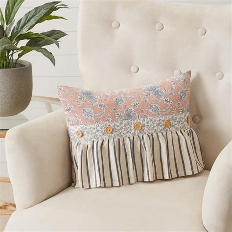 Kaila Ruffled Pillow 14x18 By April And Olive Vhc Brands