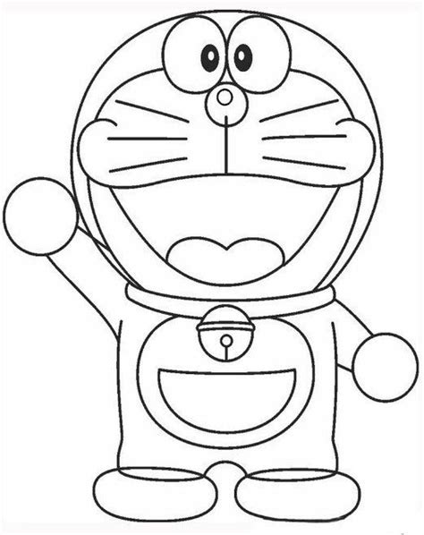 Gambar Mewarnai Doraemon Cara Menggambar Doraemon Dan Kawan Kawan