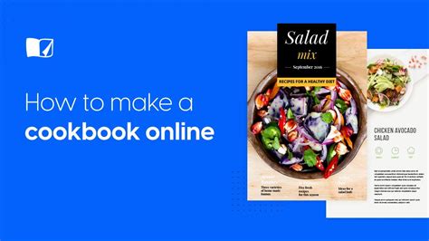 How To Make A Cookbook Online Youtube