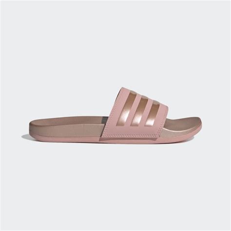 Adidas Adilette Comfort Slides Pink Womens Swim Adidas Us