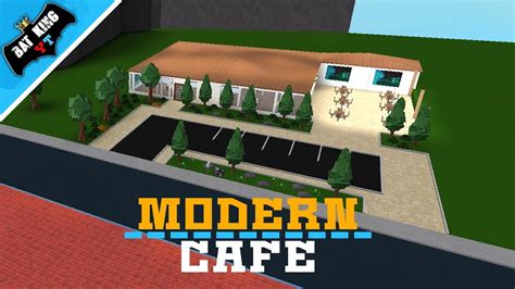Modern Cafespeedbuildwelcome To Bloxburgroblox Youtube