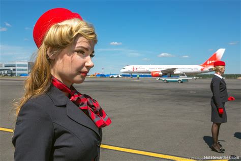Russian Vim Airlines Stewardesses Hot Stewardess