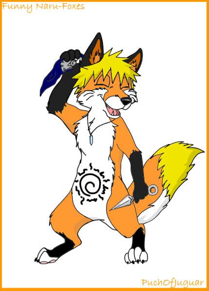 Naruto Funny Fox By Puchofjaguar On Deviantart