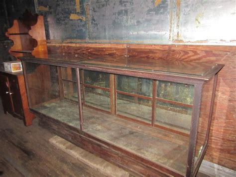 Antique Oak And Glass Display Case Glass Designs