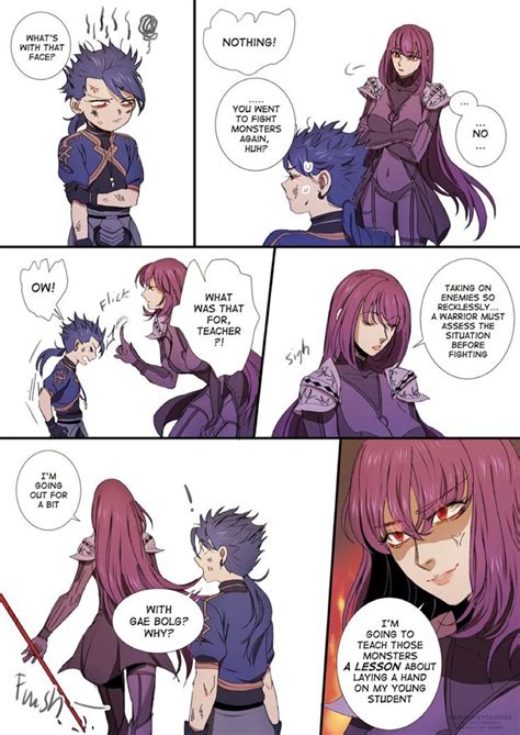 To connect with fgo comic, join facebook today. Scahatch best mom. | Scathach fate, Fate stay night anime ...
