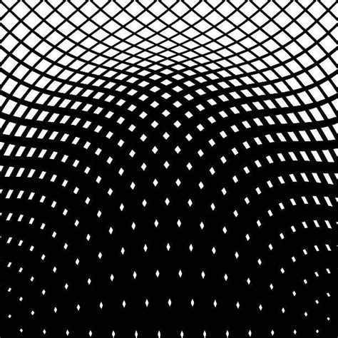 Wavy Grid Halftone Pattern Background Halftone Pattern Halftone