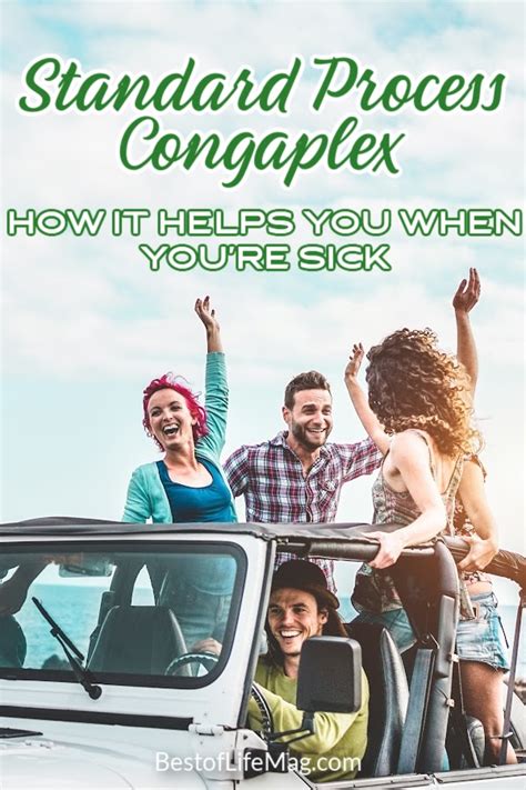 How Standard Process Congaplex Helps When You Are Sick