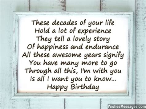 If your husband is turning 40, 50 or 60. 30th Birthday Poems - WishesMessages.com