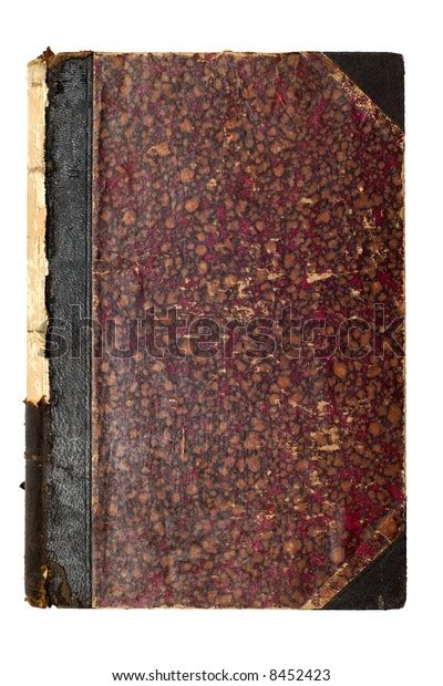Old Brown Book Cover Isolated On Stock Photo 8452423 Shutterstock