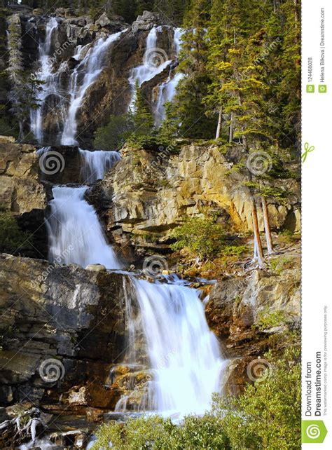 Beautiful Waterfalls Canadian Rockies British Columbia