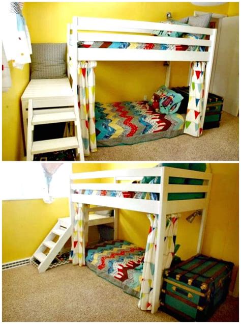22 Low Budget Diy Bunk Bed Plans To Upgrade Your Kids Room