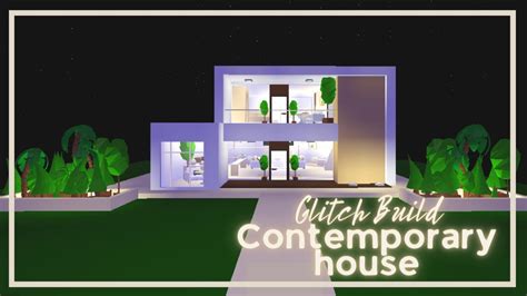 Glitch Build Contemporary House Adopt Me Youtube